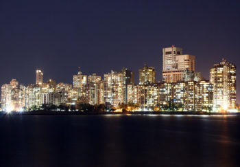 Mumbai er fjölmennasta borg Indlands,með rúmlega 16 milljónir íbúa. Ljósmynd/Wikipedia.
