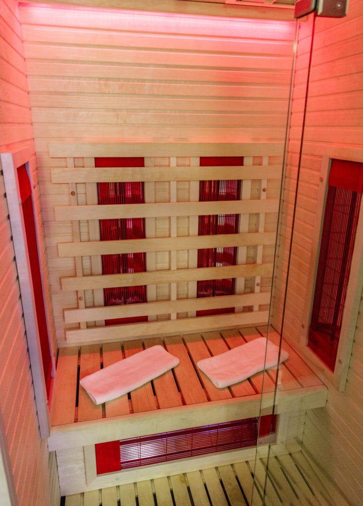Infrared sauna klefi