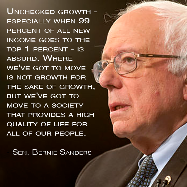 Bernie Sanders: Græðgi milljarðamæringanna, fátæktin og hernaðurinn gegn millistéttinni