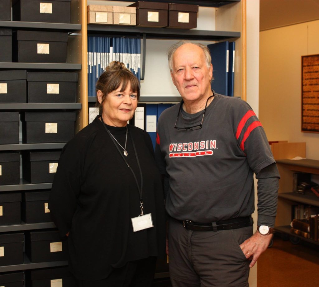 Werner Herzog myndar handrit eldklerks