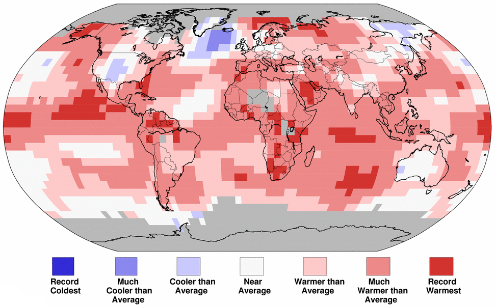 Heitasta árið og heitasti mánuðurinn