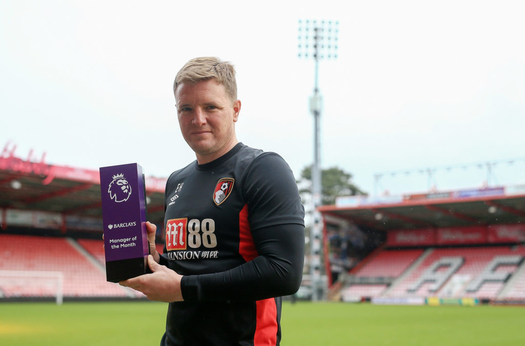 Eddie Howe stjóri mánaðarins í ensku úrvalsdeildinni