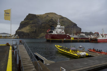 vestmannaeyjar, höfnin, höfn, bryggja