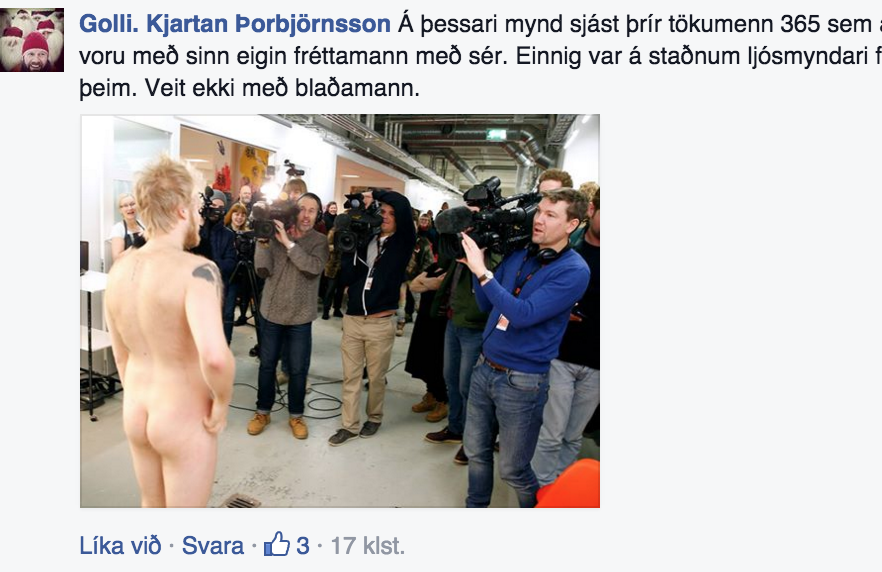 Almar afhjúpar fjölmiðla