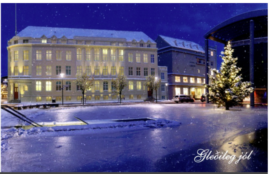 Jólakort Sigmundar Davíðs