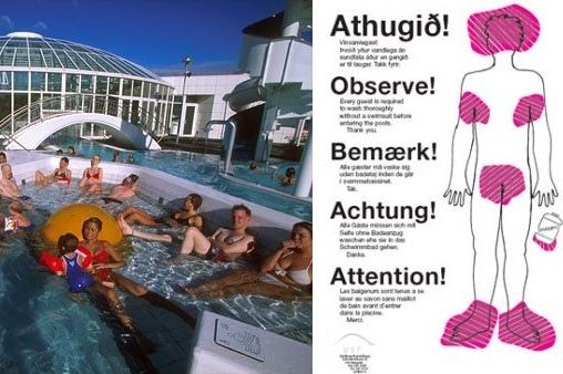 Hin eindregna krafa um nekt í sturtuklefum