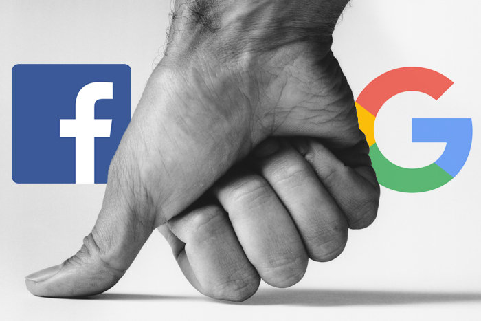 Google og Facebook: Hver ætlar að stoppa mig?