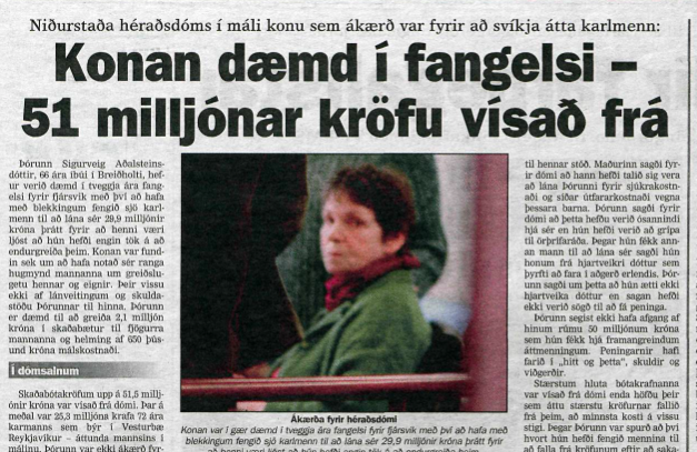 Umfjöllun DV 2001