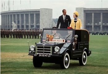 Frá opinberri heimsókn til Vestur Þýskalands árið 1965 - í tilefni af 20 árum frá lokum seinni heimstyrjaldarinnar