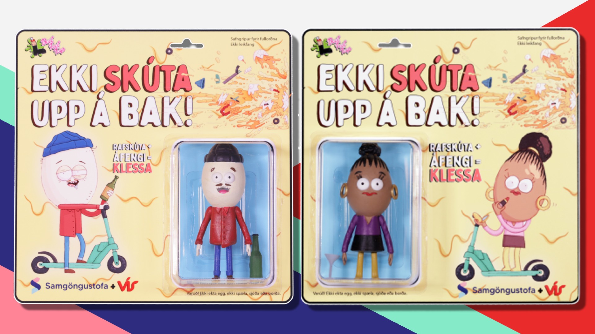 Hasarkallar BootFoot Toys slá í gegn og „skúta upp á bak“ „Gaman að