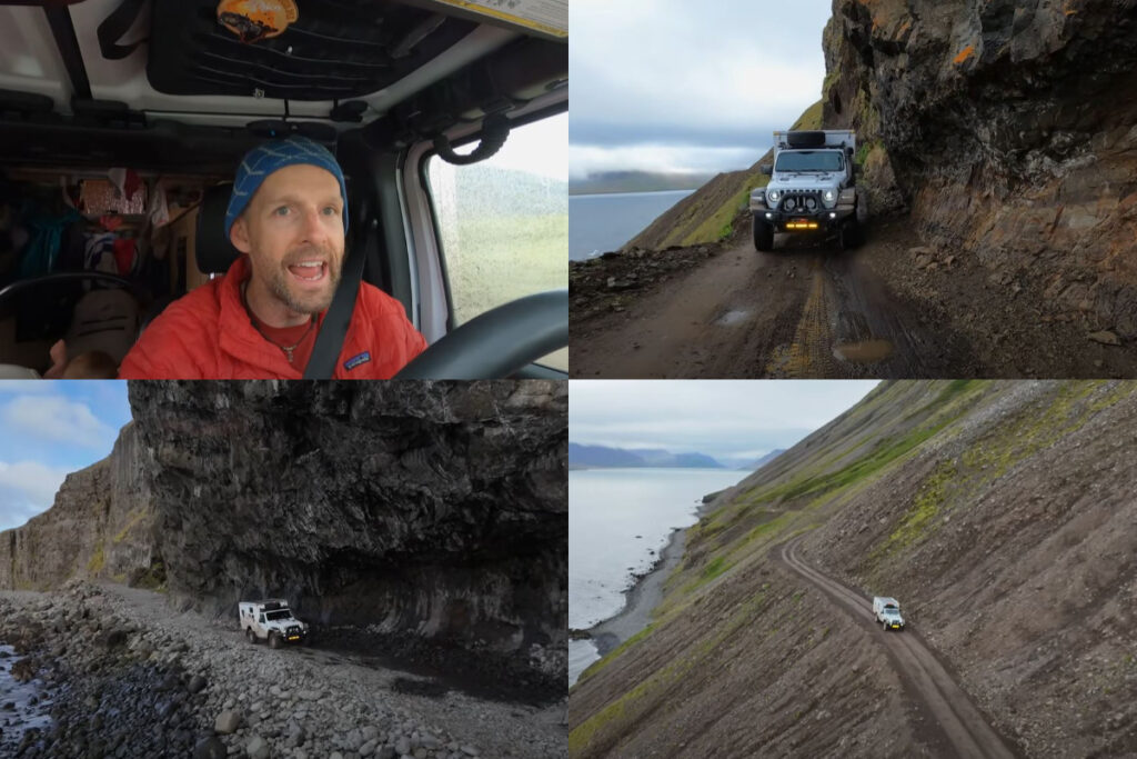 Keyrði hættulegasta veg á Íslandi – Er undir sjávarmáli á kafla