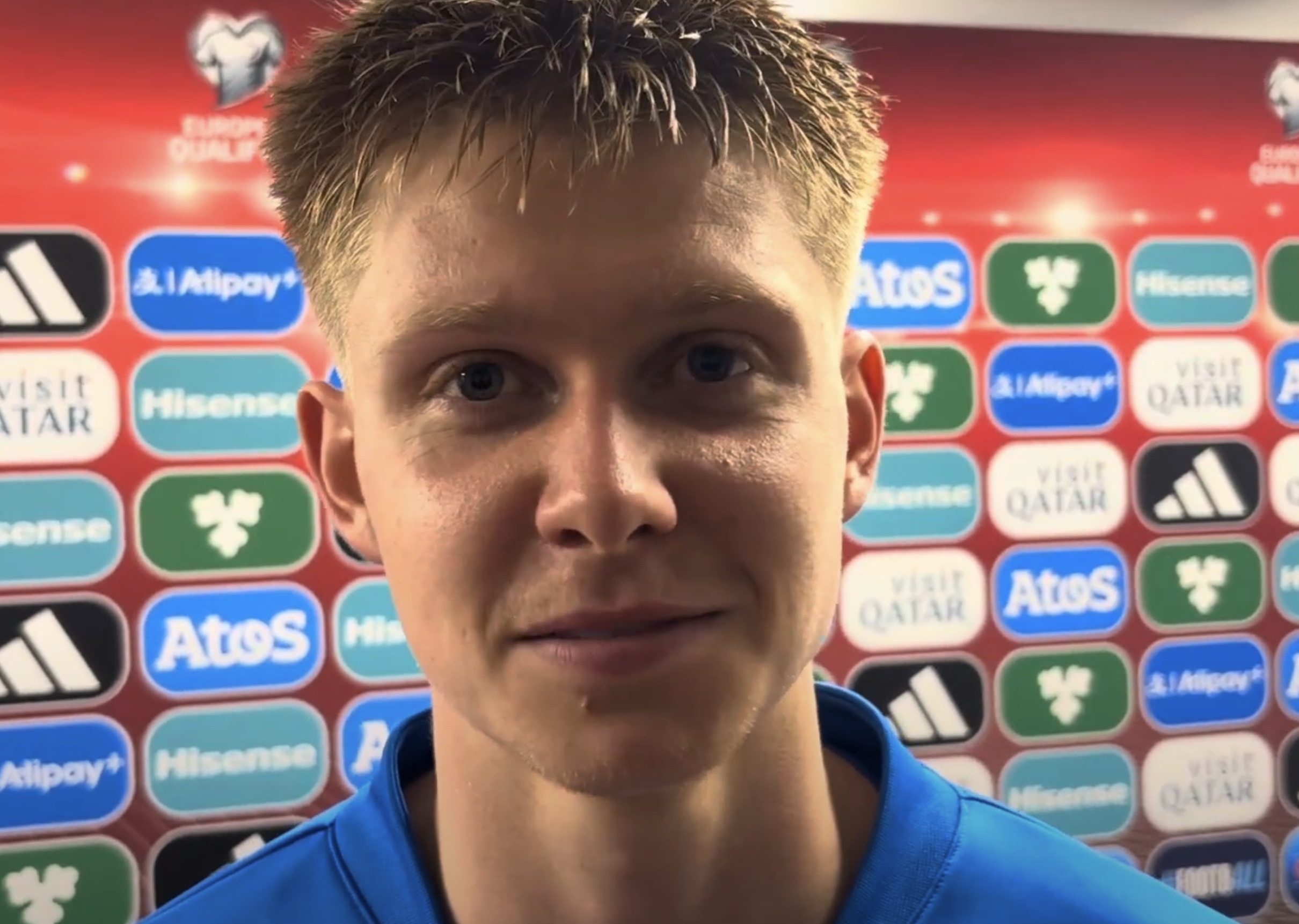 Kristian Nökkvi um markið góða gegn Frökkum í kvöld – „Að heyra í stuðningsmönnum þegar ég skoraði var geggjað“