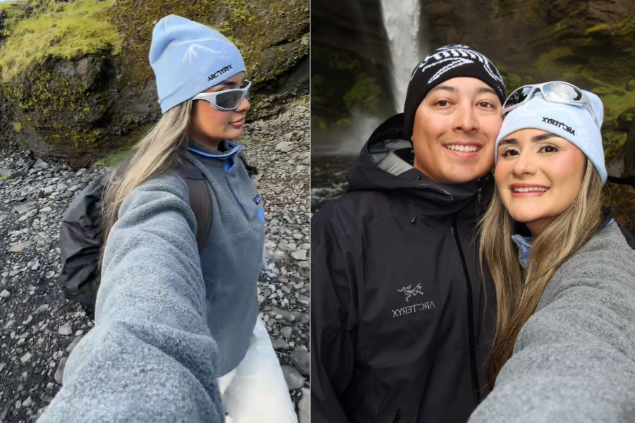 Hafði ekki hugmynd um áform kærastans á Íslandi – „Ég var að gera hann stressaðan“