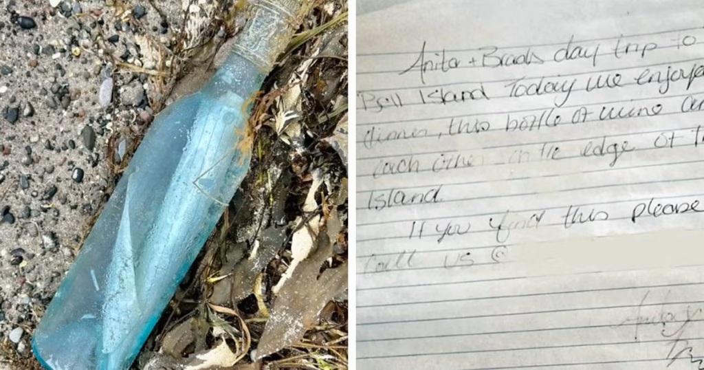 Ástarsagan sem skolaði á land handan Atlantshafsins 13 árum síðar