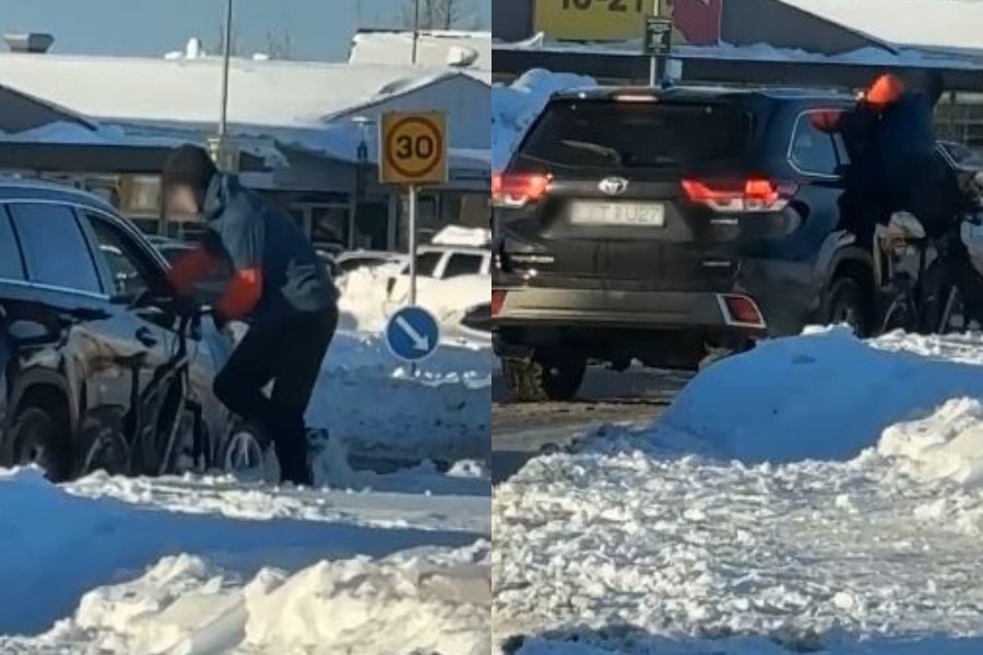 Óttar Guðmundsson skrifar: Hjólað í snjókomu