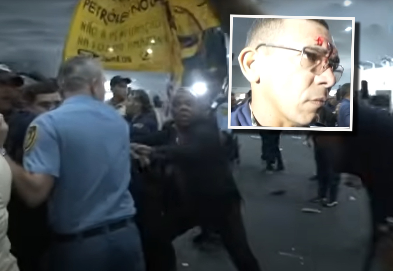 Uppnám á COP30 – Blóðug átök öryggisvarða og mótmælenda