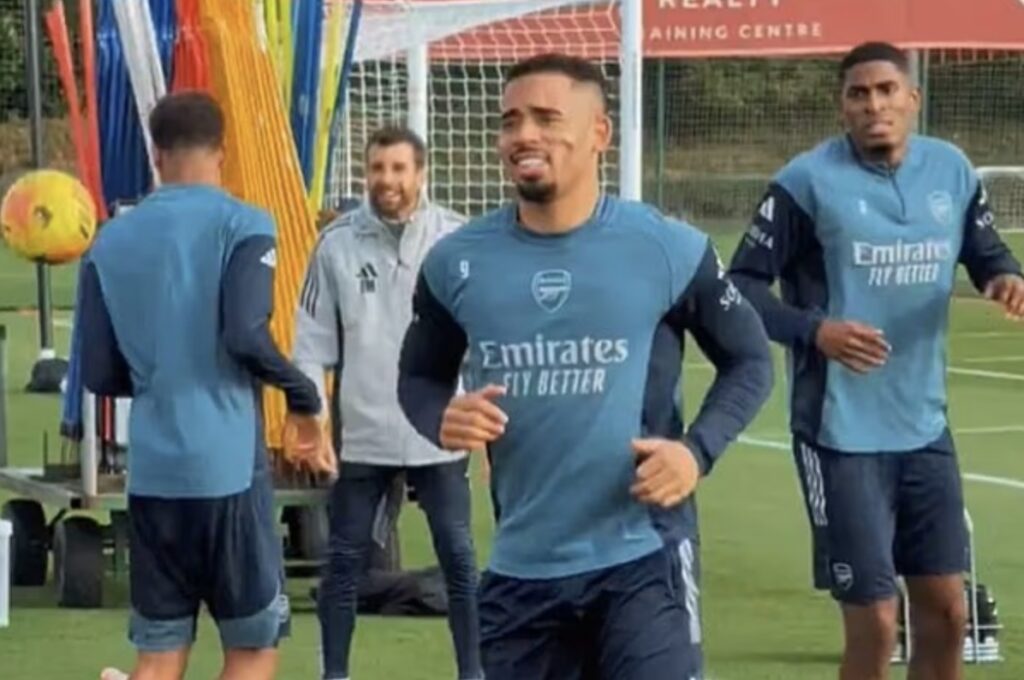 Mætti á sína fyrstu æfingu í tíu mánuði