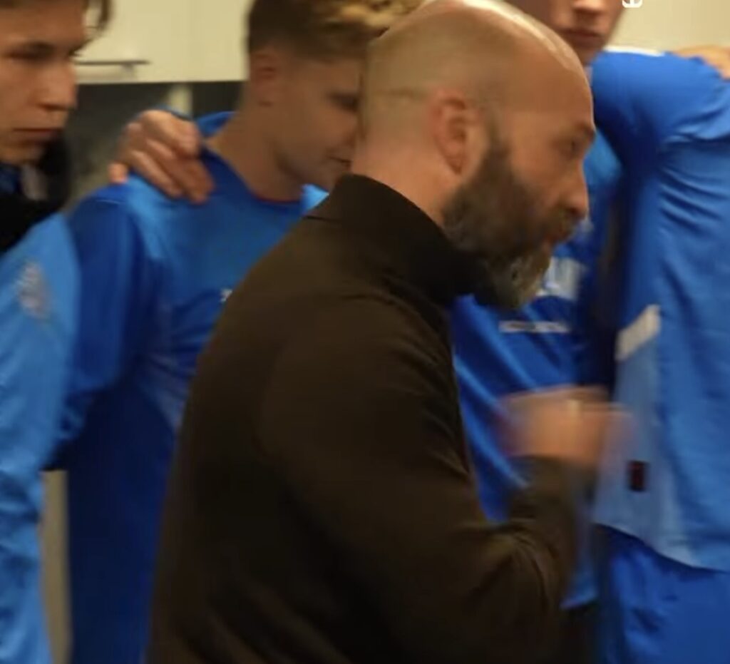 Birta ræðu Arnars í klefanum eftir vonbrigðin í Úkraínu – „Stundum þarftu að fara í gegnum fokking heartbreak í lífinu“