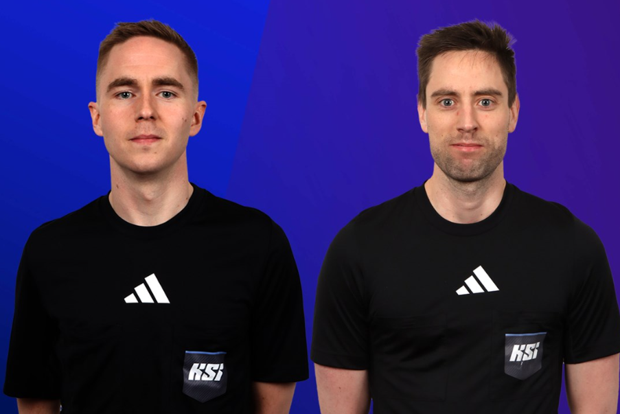 Helgi og Egill að störfum í Sviss