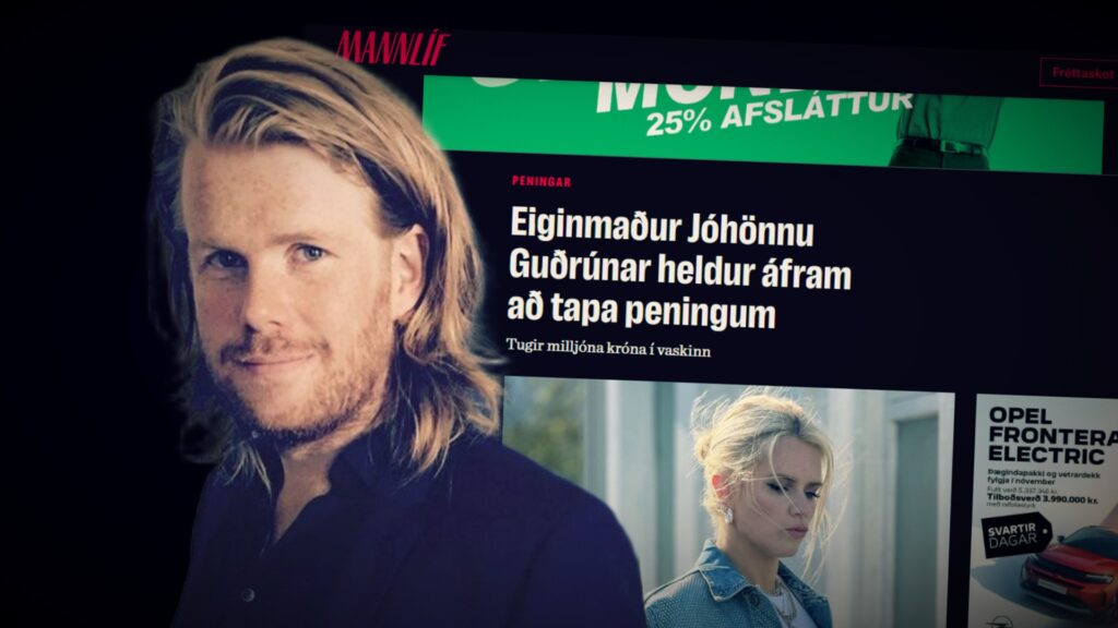 Fyrrverandi eiginmaður Jóhönnu Guðrúnar allt annað en sáttur með Mannlíf – „Fyrirgefið, þetta er bara ofbeldi“