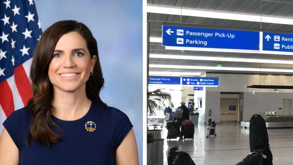 Þingkona missti stjórn á sér á flugvelli og urðaði yfir starfsmenn