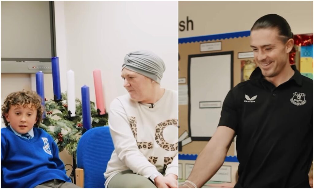 Ungur drengur sem hefur misst föður sinn og ömmu fékk fallega heimsókn – Hefur reynst mömmu sinni klettur í gegnum erfið veikindi