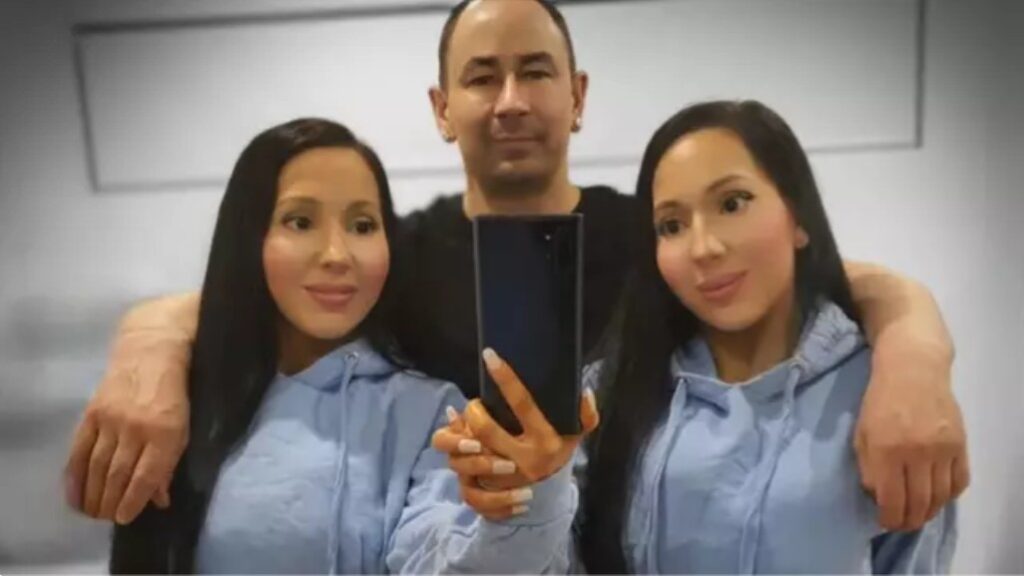 Tvíburarnir fagna fjórtán árum með kærastanum sem þær deila – Bregðast loks við spurningunni sem allir vilja vita