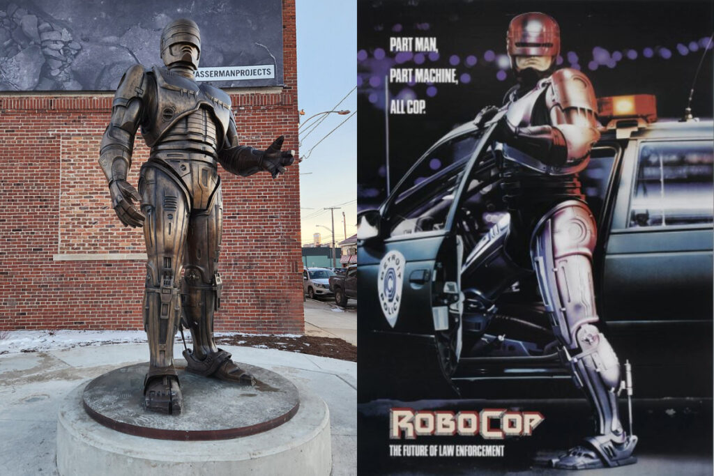 Langþráð stytta af RoboCop loksins reist – „Hún lítur frábærlega út!“