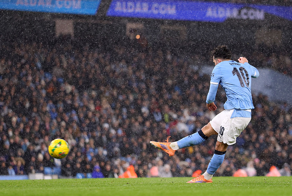Hákon Rafn gat lítið gert þegar City vann þægilegan sigur
