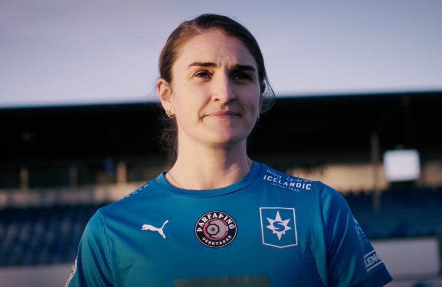 Óskar tekur markavélina með sér í Garðabæinn