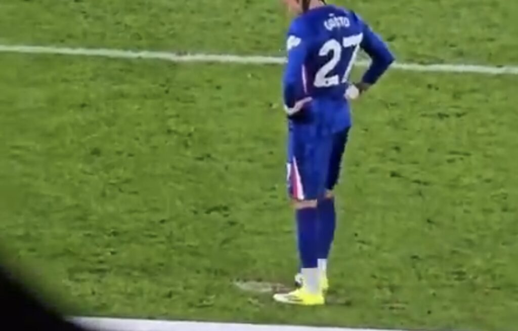 Skítleg framkoma hjá leikmanni Chelsea náðist á myndband í gær