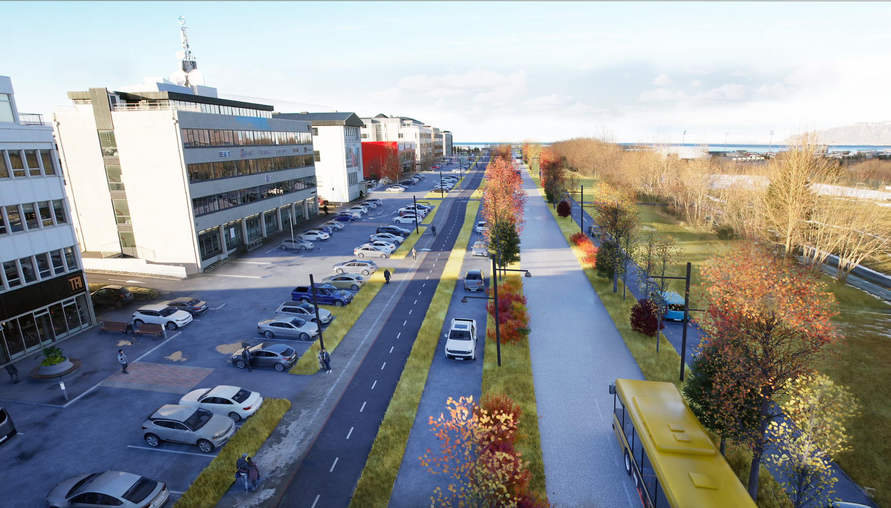 Svona á Suðurlandsbraut að breytast með Borgarlínunni