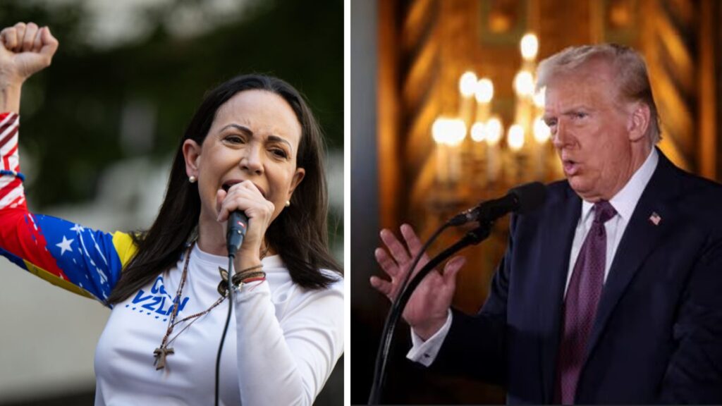 Blaut tuska í andlit Nóbelsverðlaunahafa – Trump treystir henni ekki til að fara með völdin í Venesúela