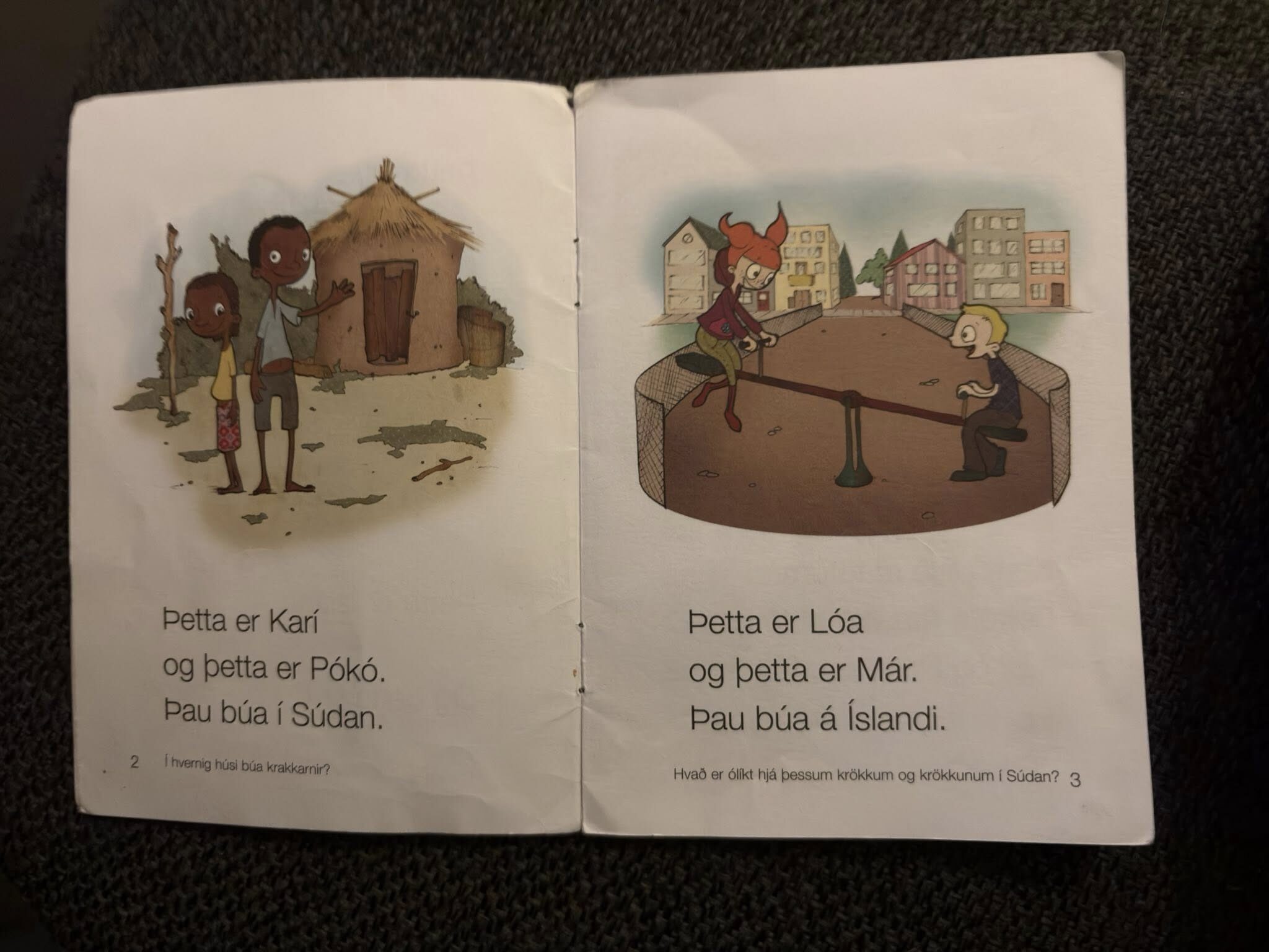 Arnar í áfalli eftir að sonur hans kom heim með þessa bók úr skólanum – „Pabbi, erum við fátækir?“