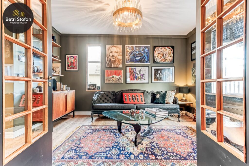 Nína Björk og Aron selja geggjað hús á Grettisgötu