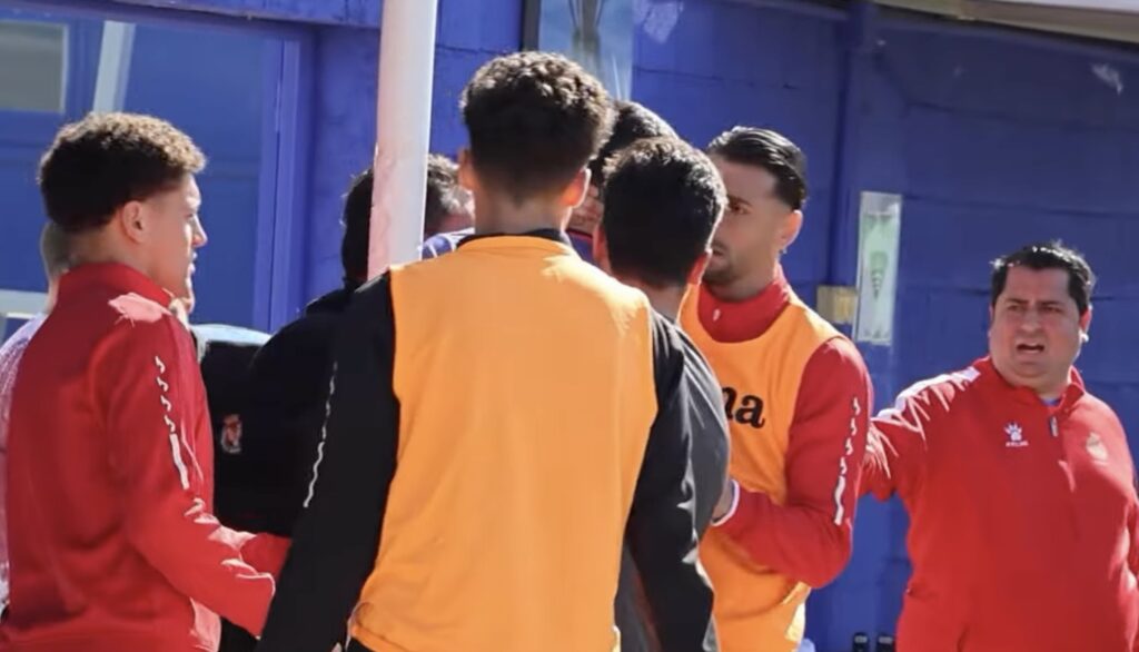 Sjáðu myndbandið: Eyjamenn í kröppum dansi á Spáni – Blóðheitir heimamenn sem vildu slagsmál