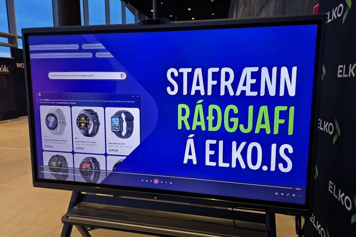 Stafrænn ráðgjafi ELKO getur svarað flóknum fyrirspurnum