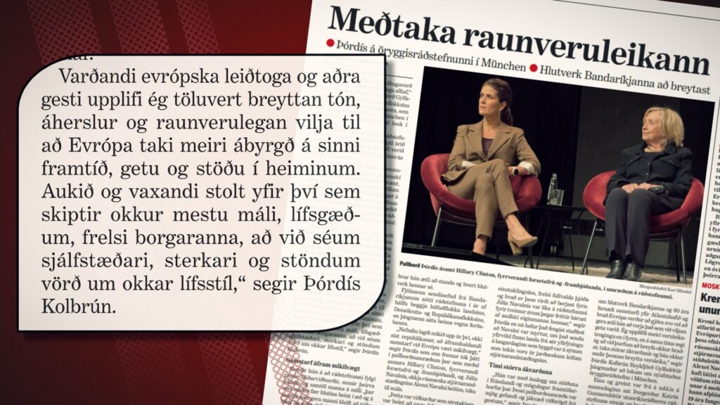 Þorsteinn Pálsson skrifar: Að meðtaka eða meðtaka ekki veruleikann