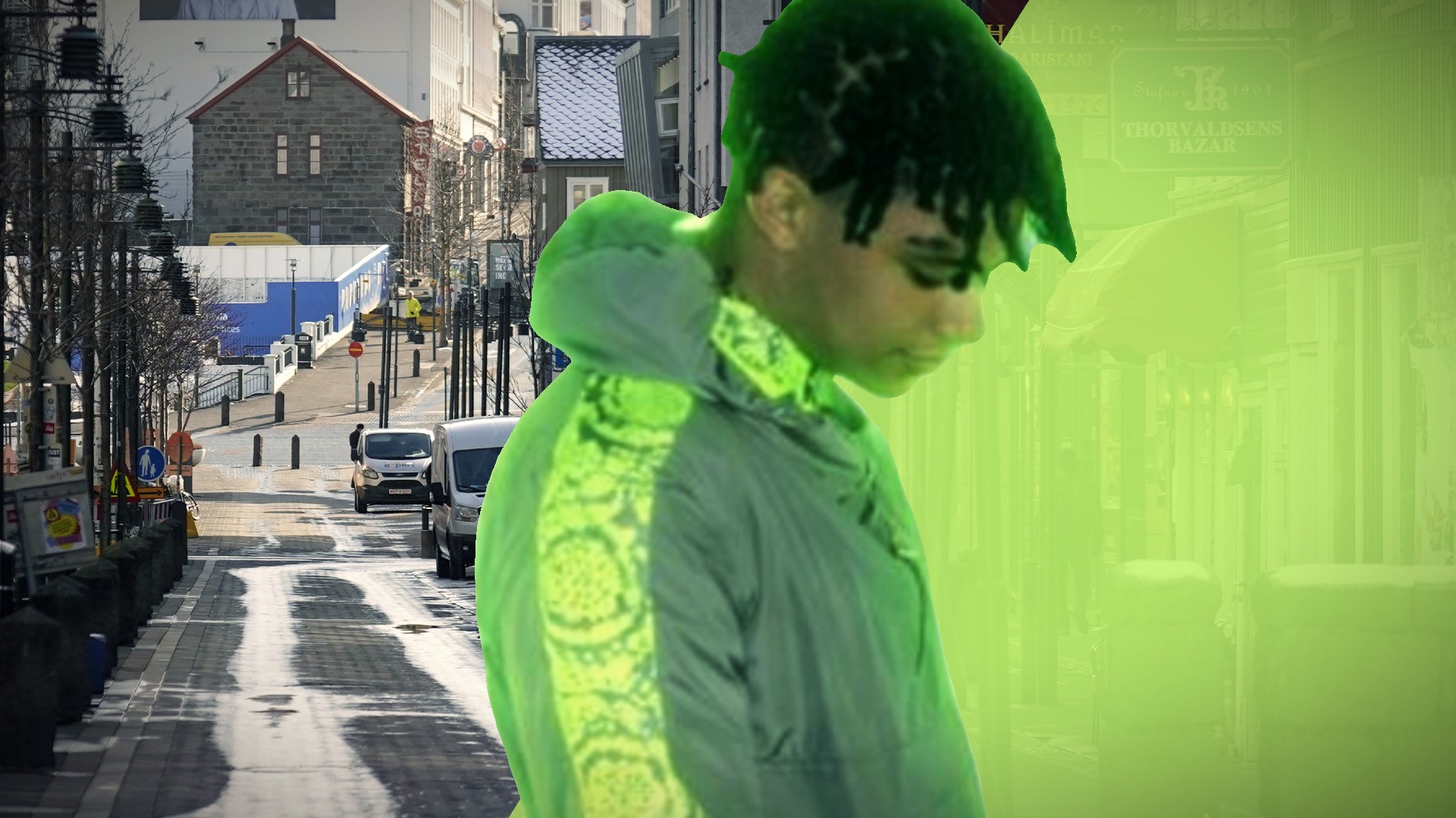 Gabríel Douane grunaður um að stinga mann í miðborginni nokkrum dögum eftir að hann var látinn laus