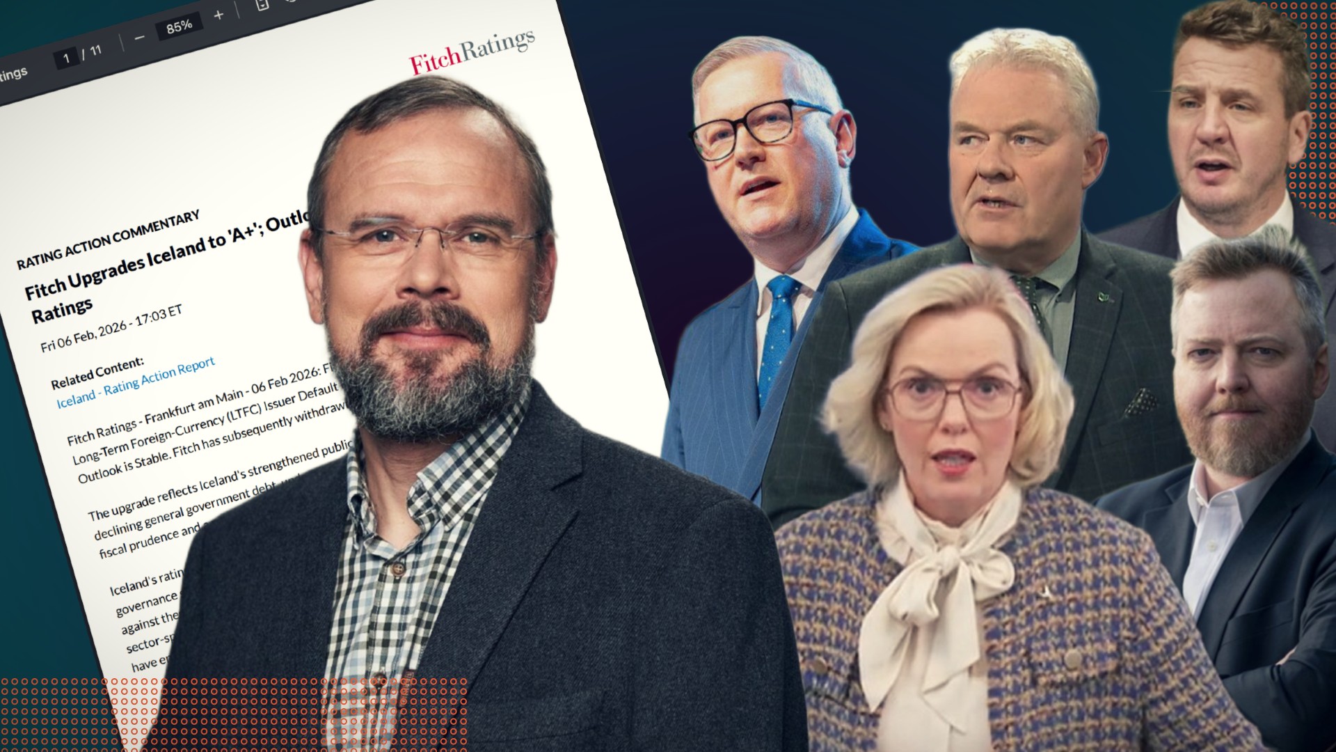 Orðið á götunni: Planið er að virka – spyrjið bara Fitch!