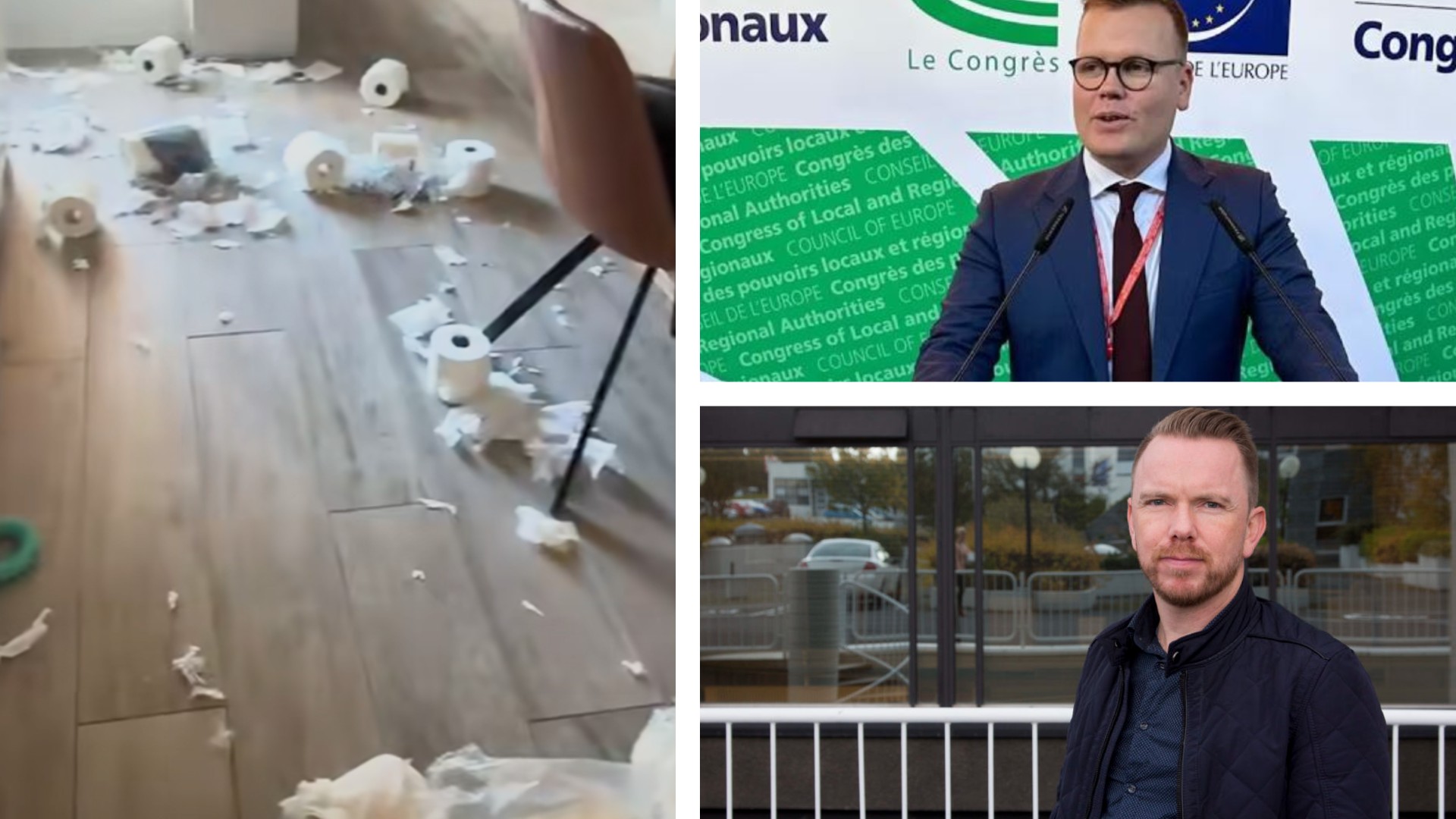 Fagnaðarlætin fóru úr böndunum þegar Ragnar Þór fékk sendingu frá þingmanni Samfylkingarinnar