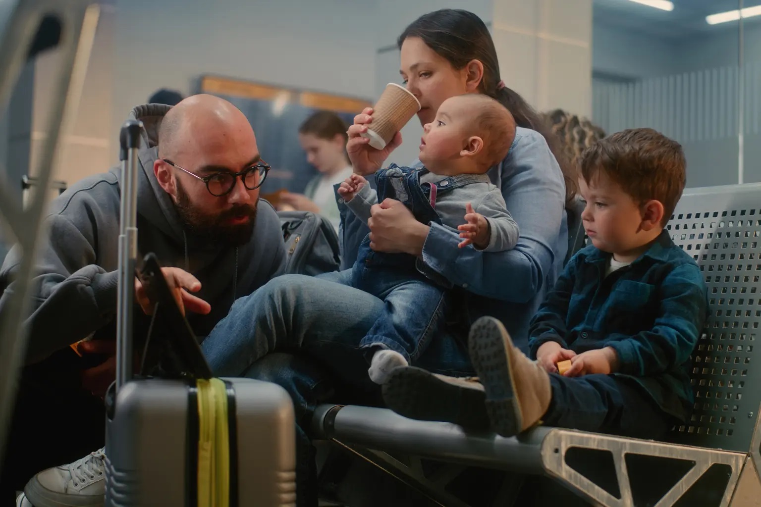 Flugfreyja deilir umdeildri skoðun: Barnafjölskyldur ættu að ganga síðastar um borð