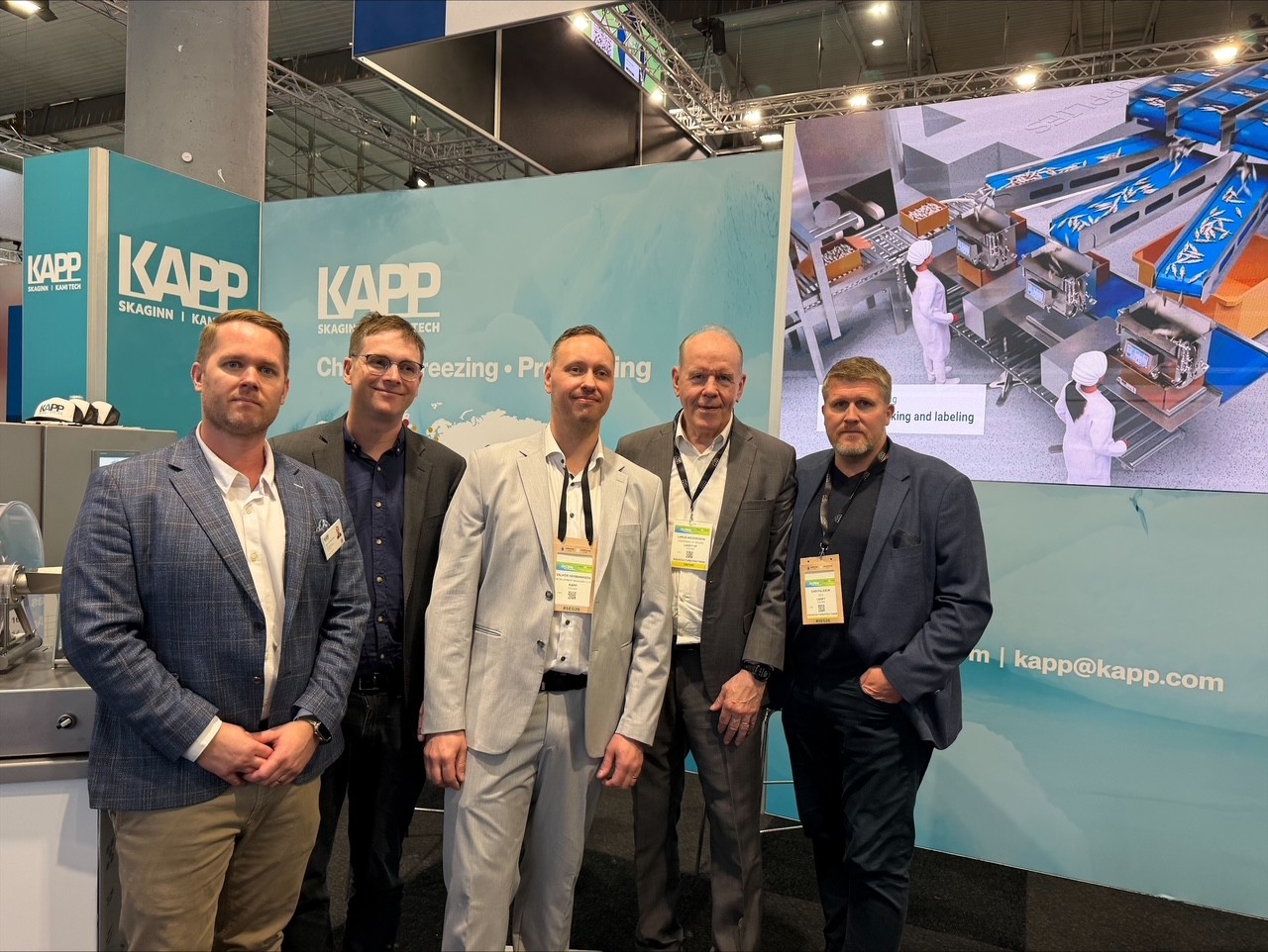 KAPP og Laxey undirrituðu samning í Barcelona