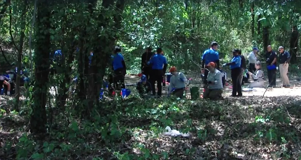 Líkamsleifar nokkurra barna á aldrinum 3 til 7 ára fundust í skógi í Memphis