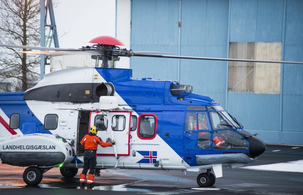 Björgunarsveitir kallaðar út á hæsta forgangi eftir að sást til manns í gili við Háafoss