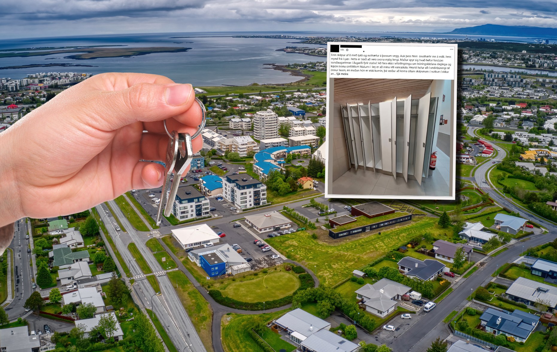 Lyklar hverfa úr skápum í Ásgarðslaug: Fastagestir sakaðir um að taka þá með sér heim