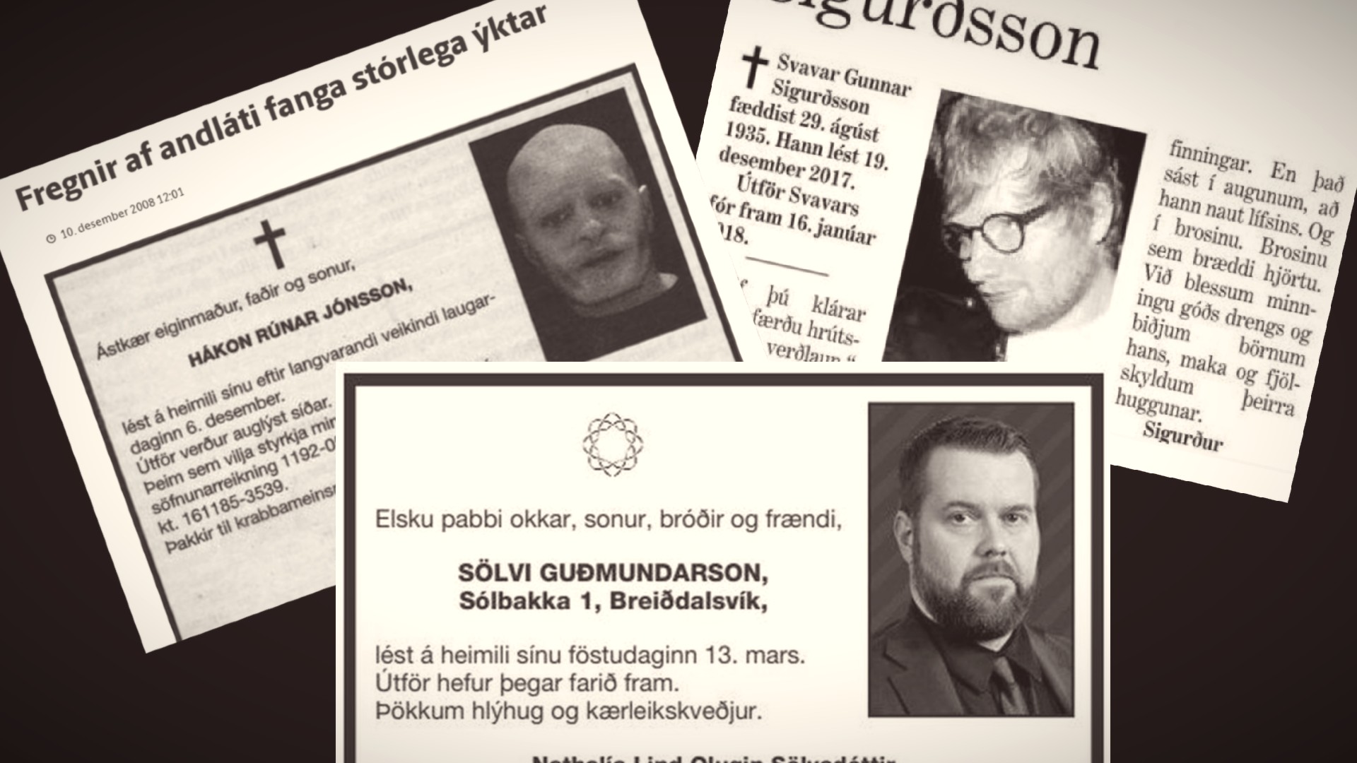 Ekki í fyrsta sinn sem mistök eiga sér stað við birtingu andlátstilkynninga