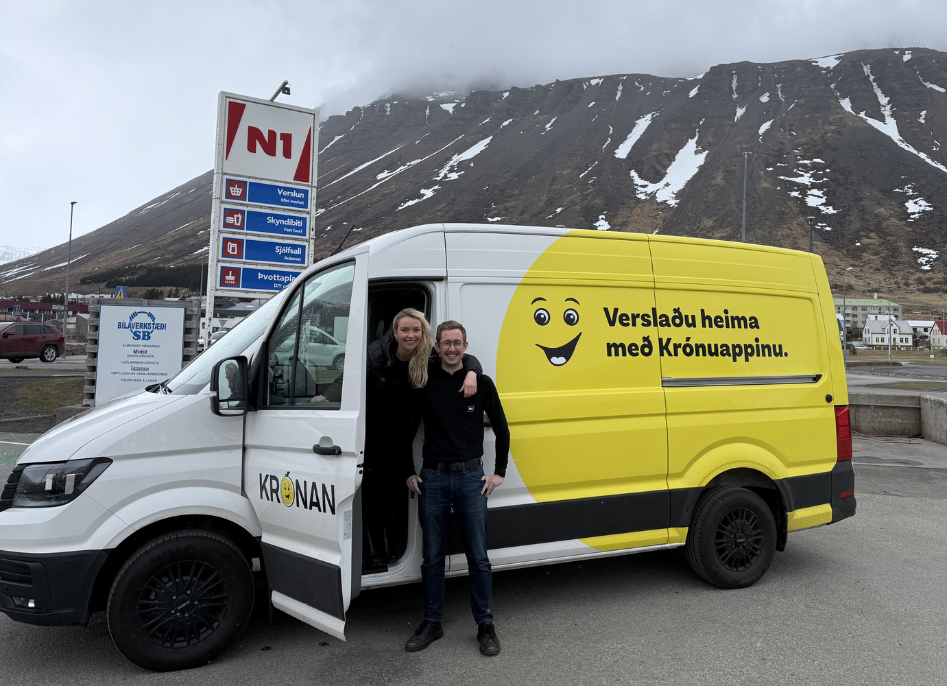 Krónan sendir á Ísafjörð frá Akranesi