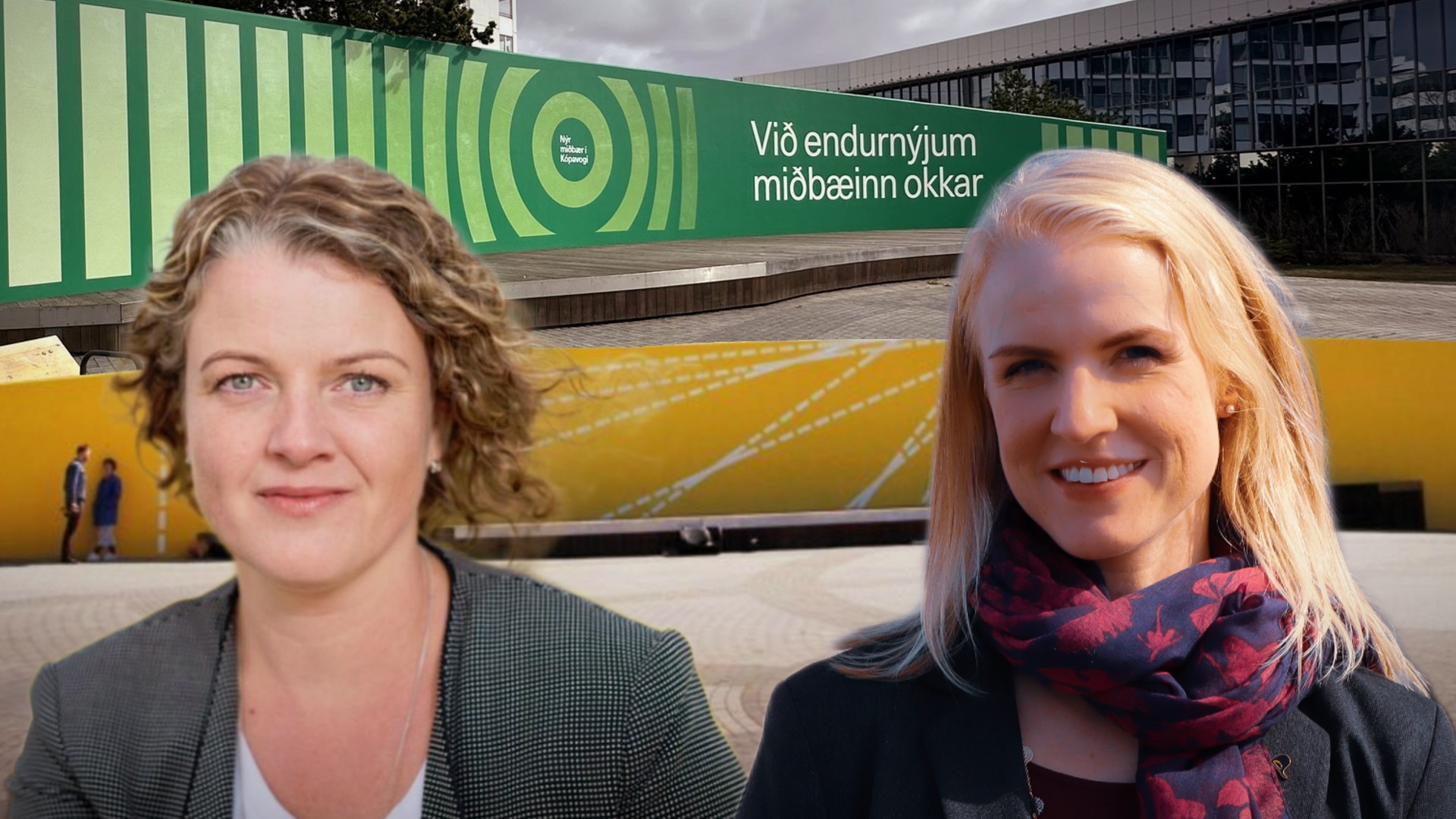 Brugðið yfir skemmdarverki í Hamraborginni – „Mjög óviðeigandi framkvæmd og sér í lagi núna korter í kosningar!“